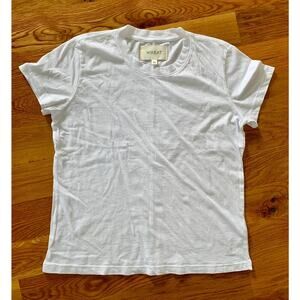 Wheat T-Shirt Top in White Size XS Boho Crew Tee Pullover Jersey Knit Classic